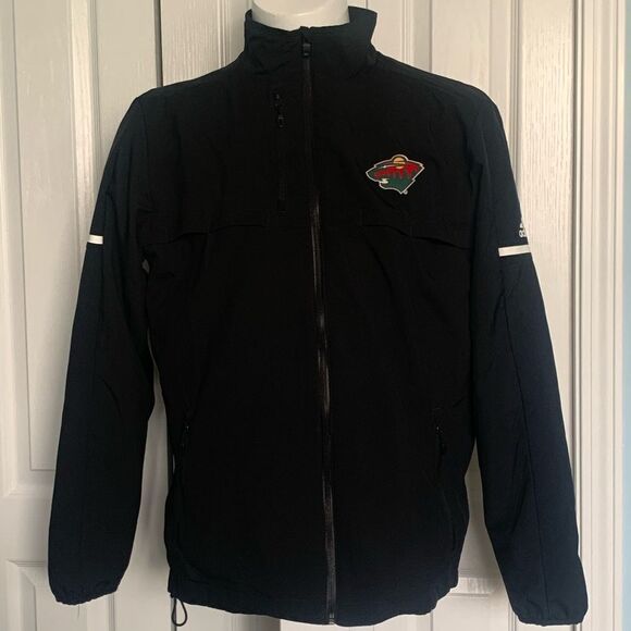 Adidas Minnesota Wild zip up golf jacket - Picture 2 of 9